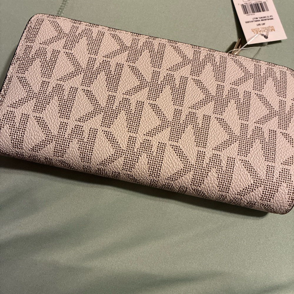 Michael kors ladies continental wallet in vanilla luggage full size - Picture 4 of 6
